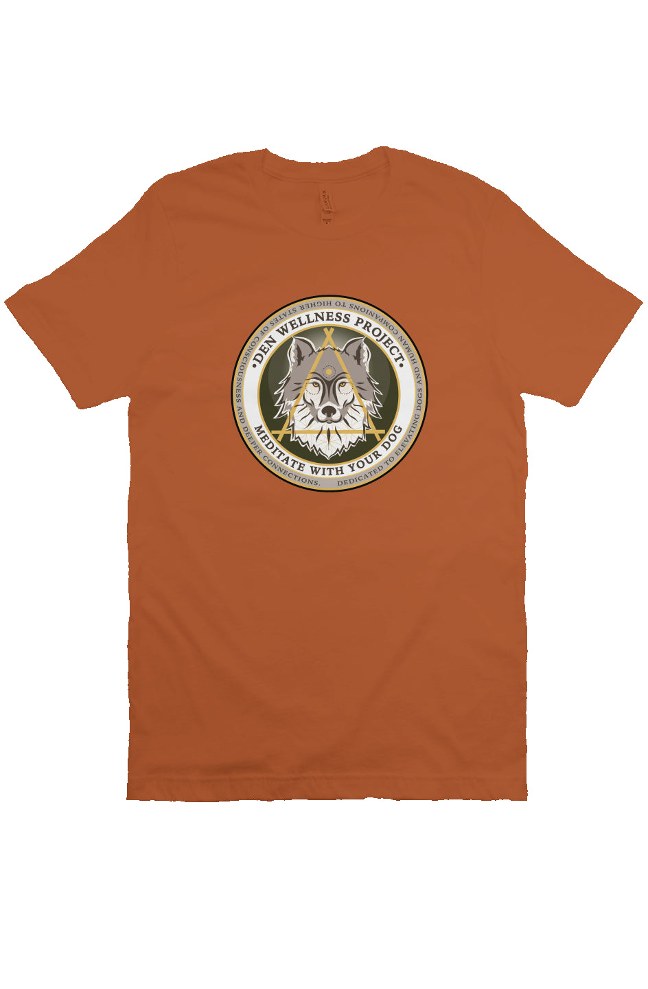 DEN Meditate With Your Dog T-Shirt / Color: Autumn